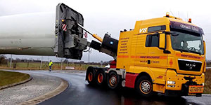 How To Transport A 73,5 Meter Windmill Blade