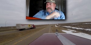 149 Truck driver loses it