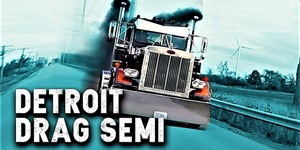 Stroke Detroit 8V92 Peterbilt 16sec Drag Semi Truck