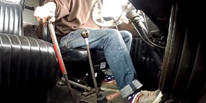 Take a ride in the "-win stick 1950 Kenworth - Shifting and Cummins sound